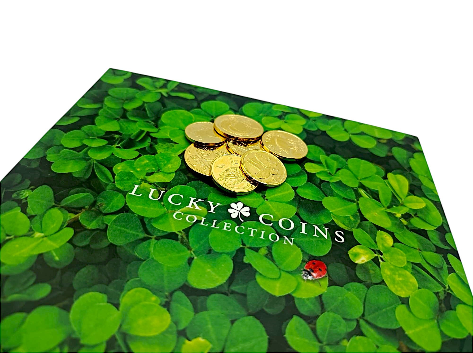 7 authentic coins plated in 24K gold - Lucky Coins | Certified