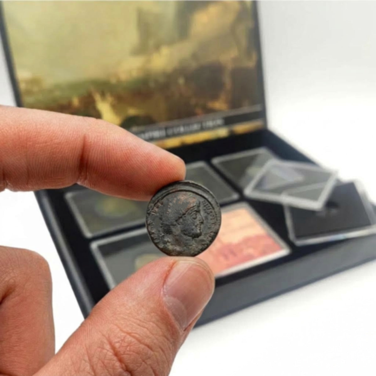 5 Monedas auténticas del Imperio Romano - Emperadores, Dioses y Legiones | Certificadas