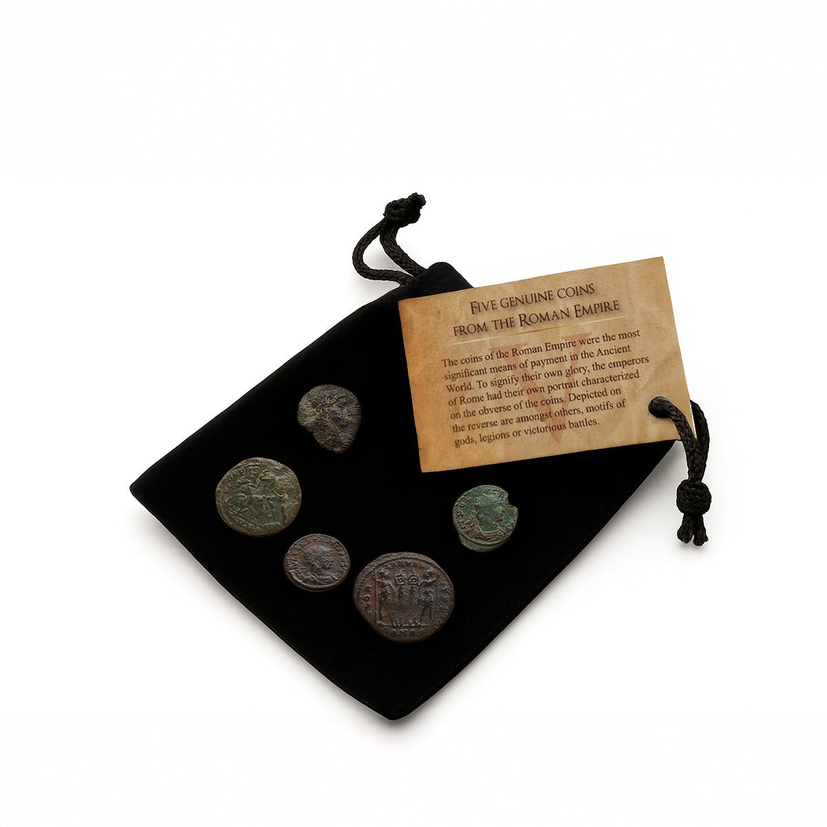 5 authentische Münzen aus dem Römischen Reich – Kaiser und Götter | Zertifiziert