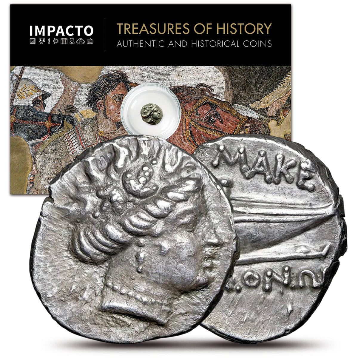 Moneda auténtica de la Antigua Grecia -  Las Ninfas | Certificada