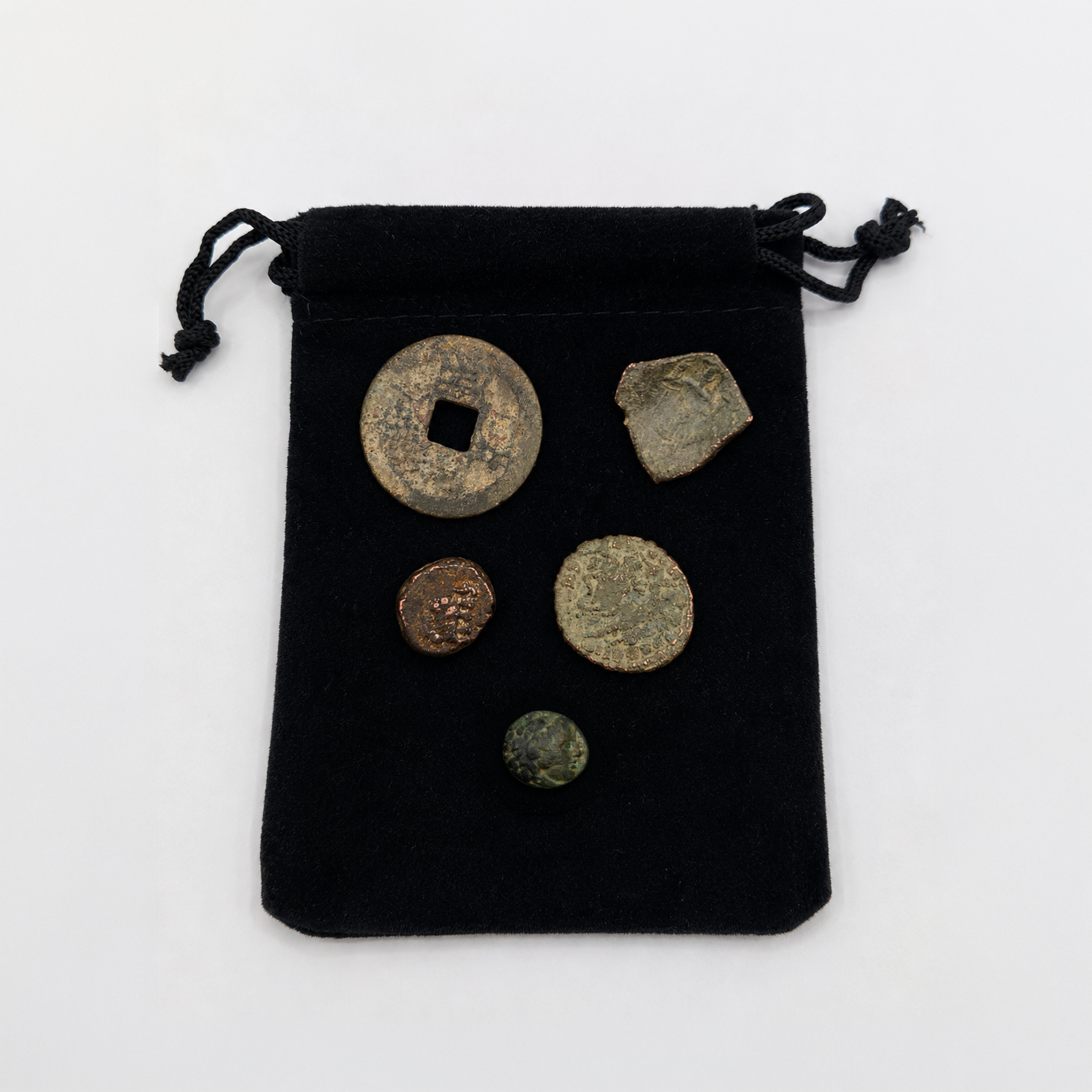 5 Monedas auténticas de Antiguas Civilizaciones - Huella de los Siglos | Certificadas