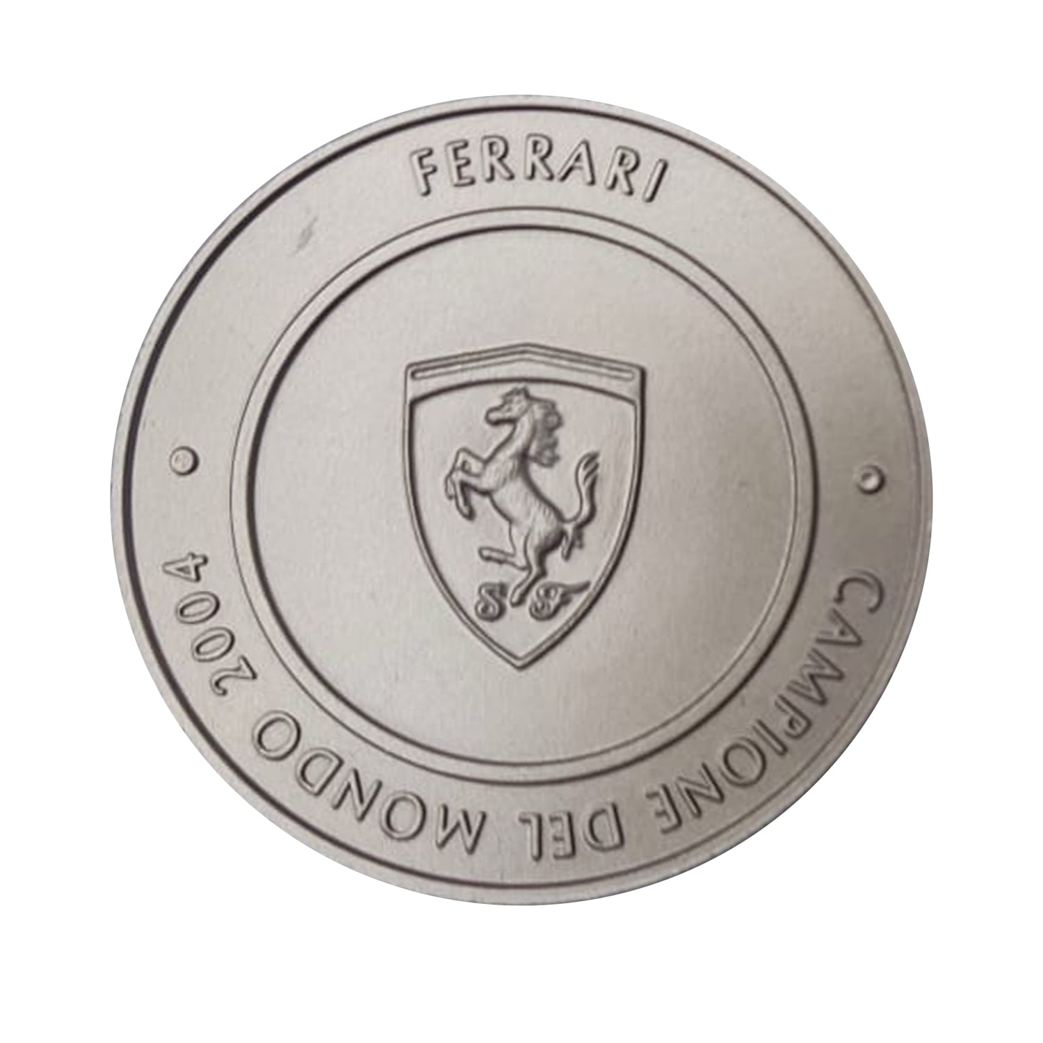 Official Ferrari F1 Championship Medal: Titanium, 2007 Edition