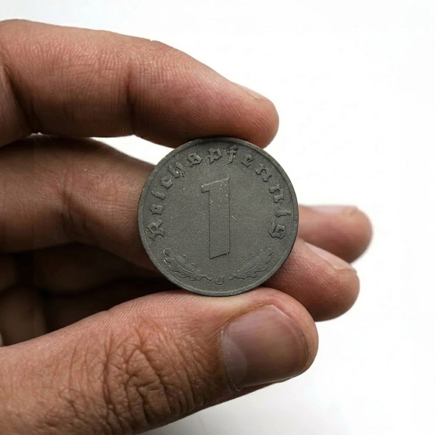 Moneda y sello auténticos de la Alemania de la Segunda Guerra Mundial (1936–1945) | Colección histórica del Tercer Reich con certificado de autenticidad