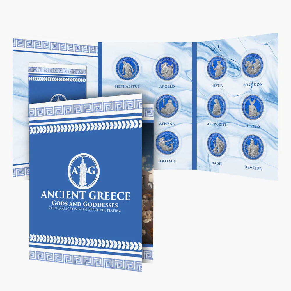 Colección de monedas de Dioses y Diosas de la Antigua Grecia 2025