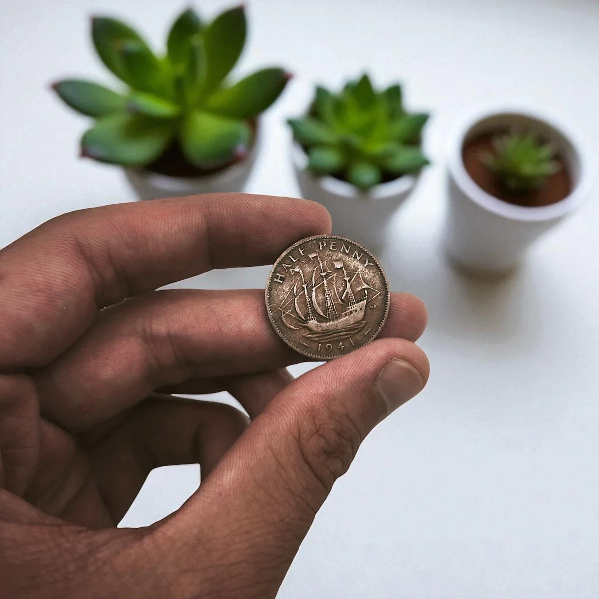 6 monedas auténticas de la Segunda Guerra Mundial - Aliados & Eje (1939-1945) | Certificadas