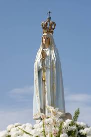 Virgin of Fatima: Commemorative Medal with Silver Plating and Gold Application with Swarovski Crystal