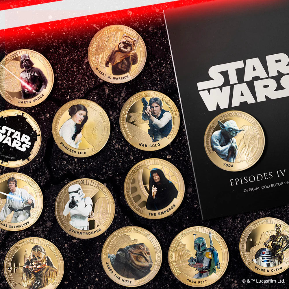 Star Wars Original Trilogy Set | Gold-Plated Edition