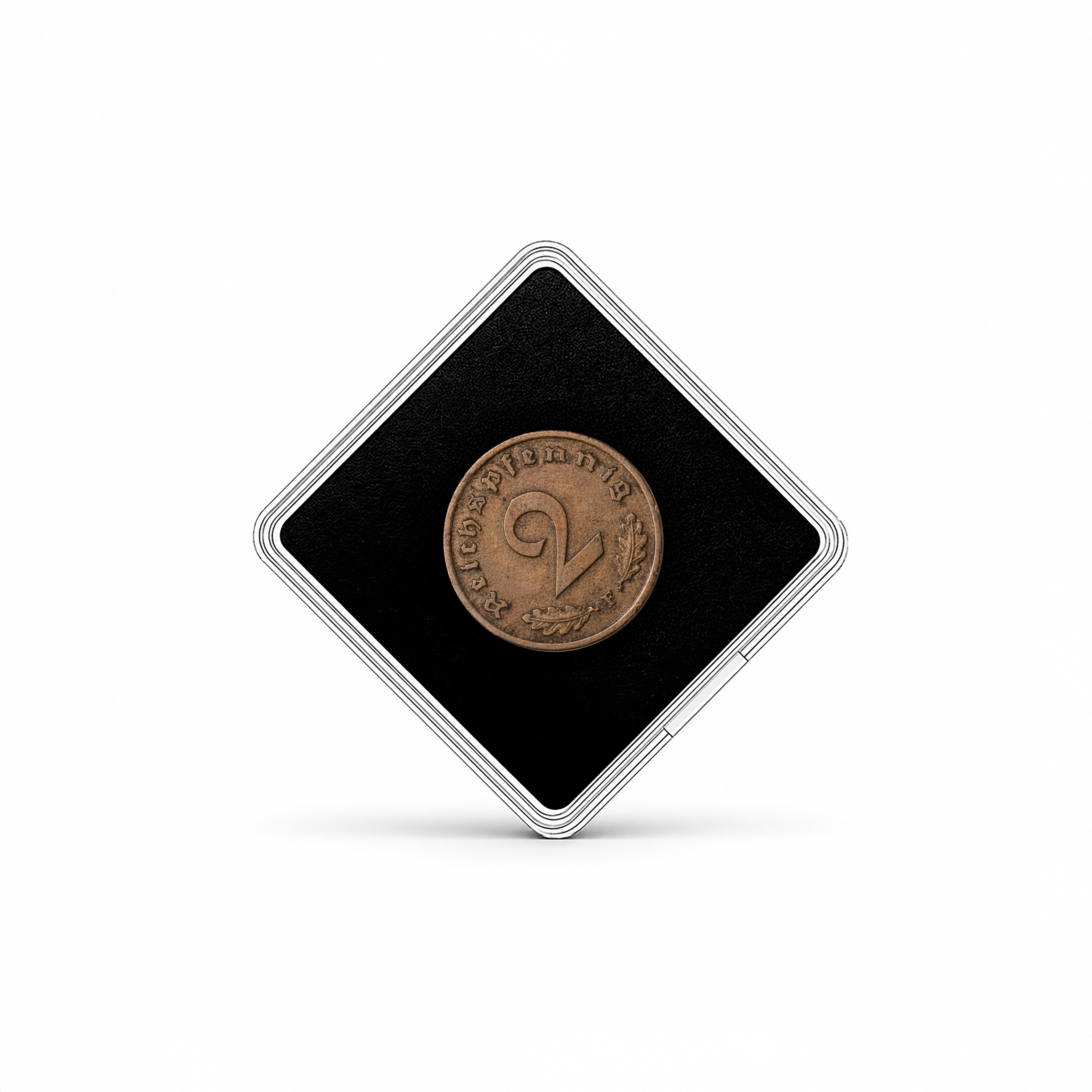 6 monedas auténticas de la Segunda Guerra Mundial - El Tercer Reich (1933-1945) | Certificadas