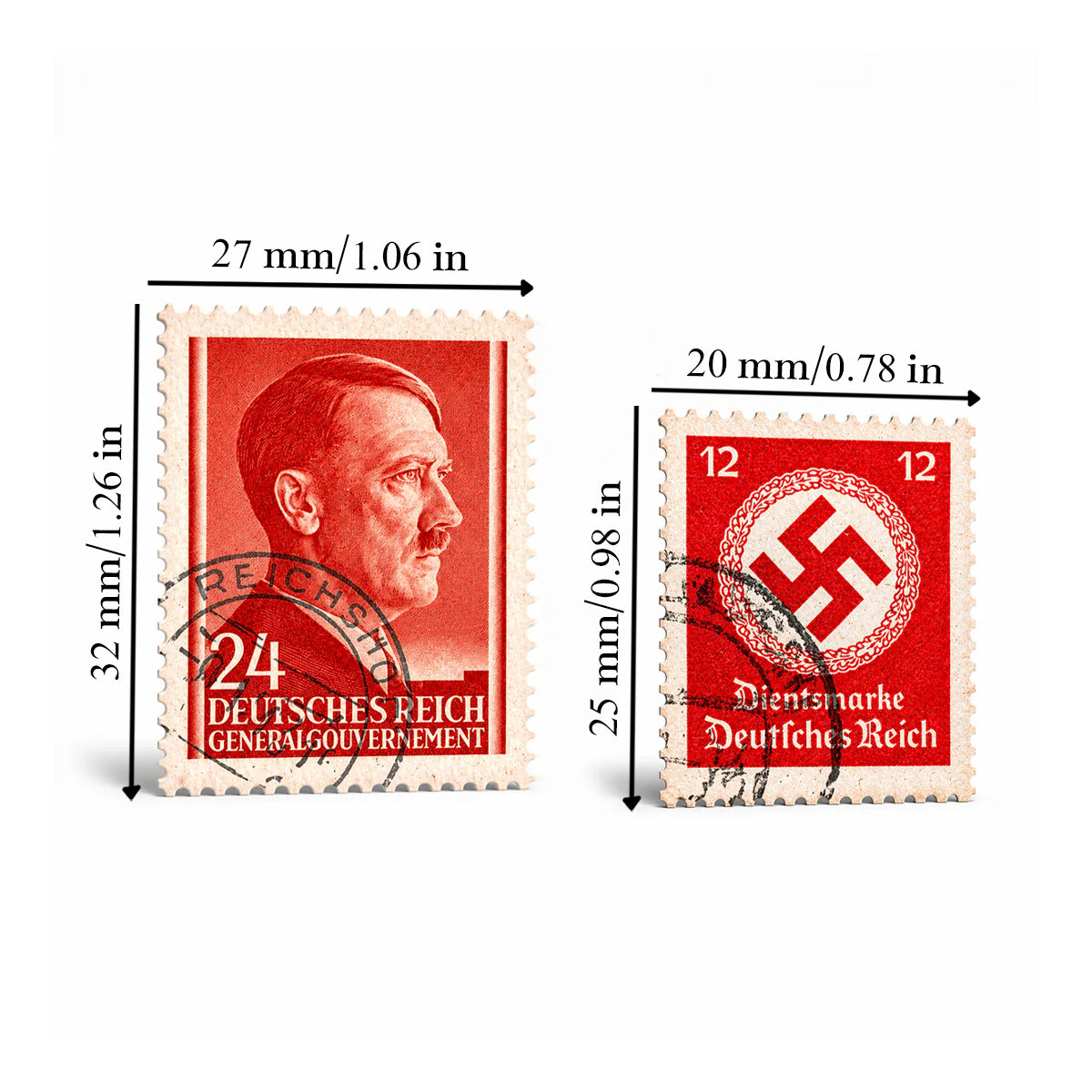 6 monete autentiche della Seconda Guerra Mondiale - Il Terzo Reich (1933-1945) | Certificate