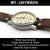 WW2 Military Watch - Vintage Luftwaffe Watch Light, Swiss-Quartz Movement with Genuine Leather Strap and 10 ATM Water Resistant. The Perfect WW2 Memorabilia. Mens Watches for Ever