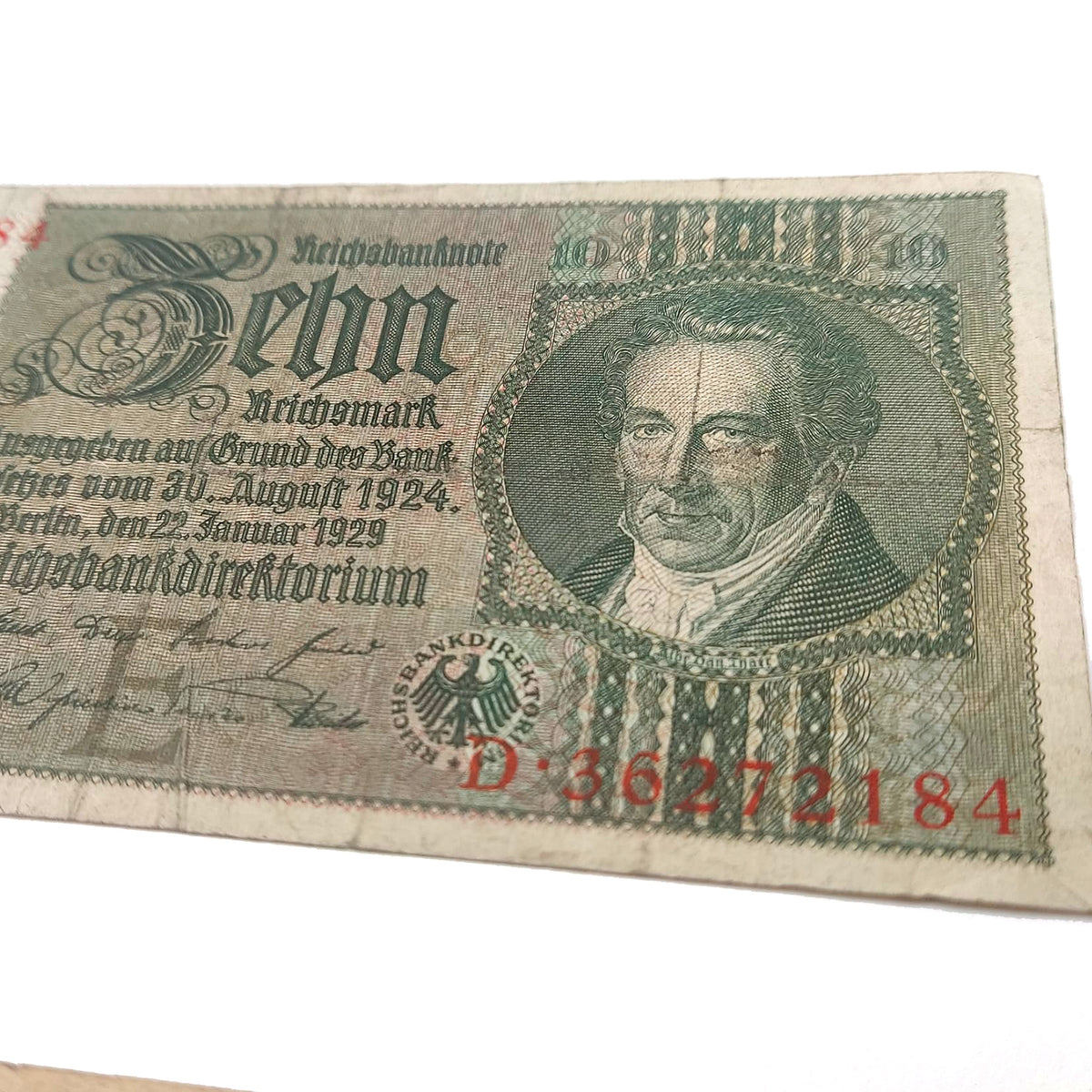 IMPACTO COLECCIONABLES Quatre (4) billets de Reichsmark allemands de la Seconde Guerre mondiale datés de 1929, 1929, 1933 et 1935. Certificat d'authenticité inclus IMPACTO COLECCIONABLES Quatre (4) billets de Reichsmark allemands de la Seconde Guerre mondiale datés de 1929, 1929, 1933 et 1935. Certificat d'authenticité inclus