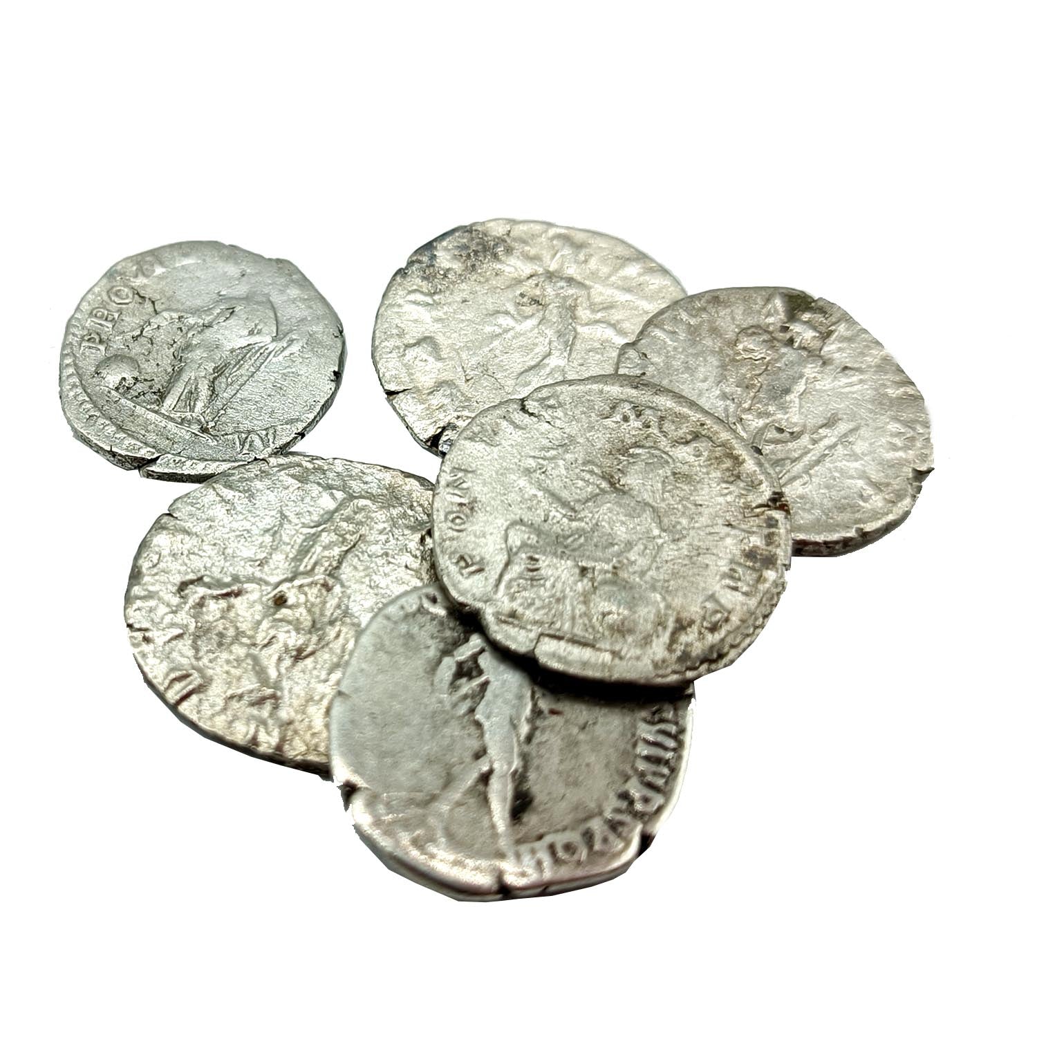 Originale antike Münzen. Das Geld Roms. Die Silberdenare des Römischen Reiches. 