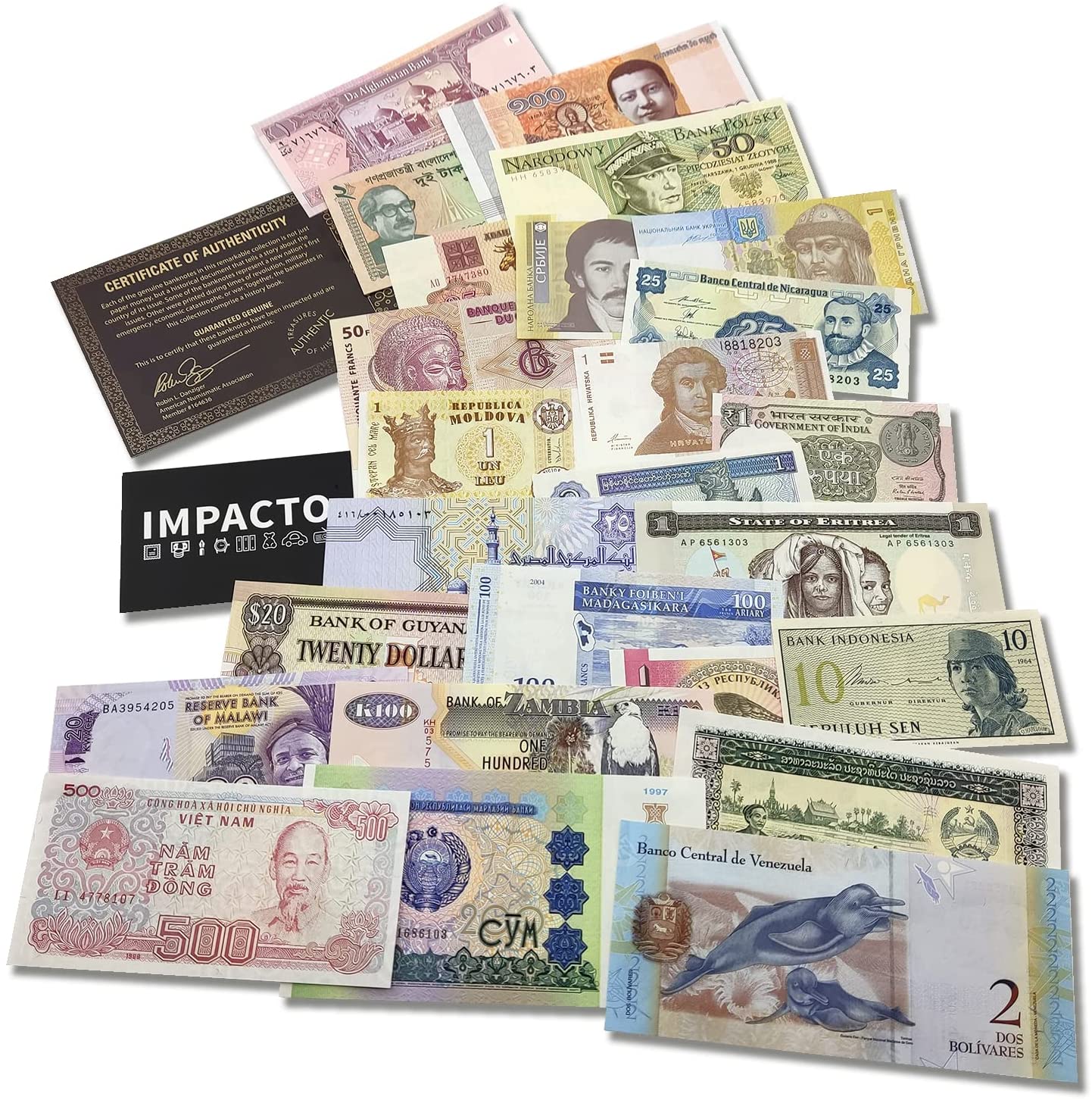 Banknotes Of The World - IMPACTO