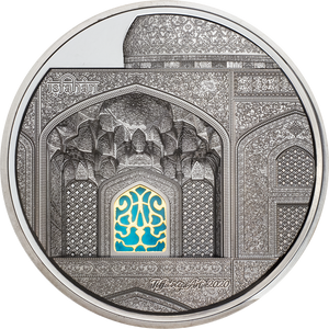 Palau, 25 dollars 2020. Tiffany Art - Isfahan. 5 Oz. Silver