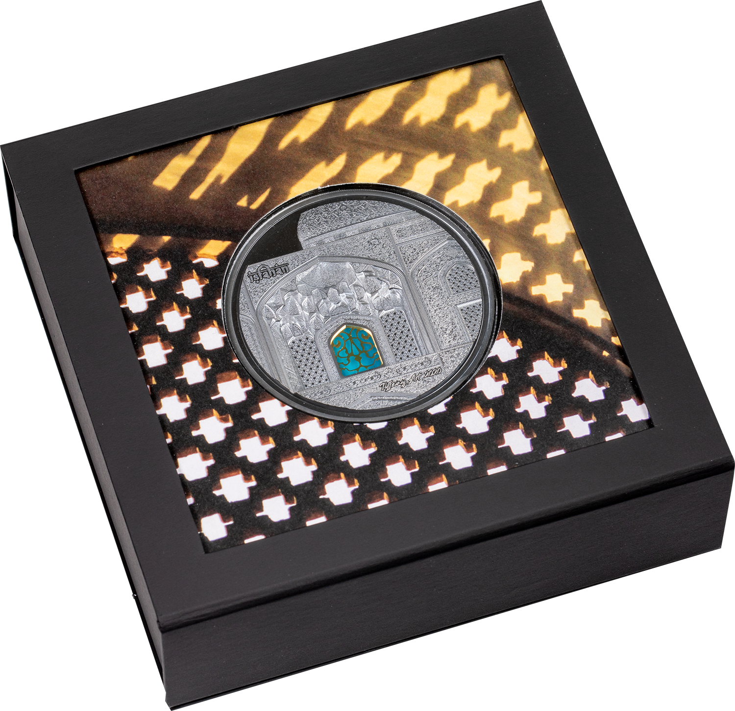 Palau, 25 dollars 2020. Tiffany Art - Isfahan. 5 Oz. Silver