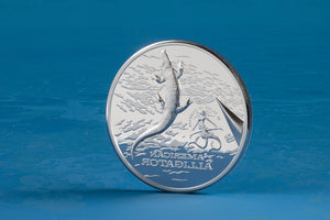Palau, 5 dollars 2022. American Alligator. 1 Oz. Silver ,999