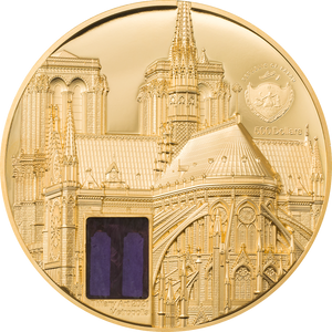 Palau, 500 dollars 2021. Tiffany Art Metropolis - Paris. 5 Oz. Gold ,9999