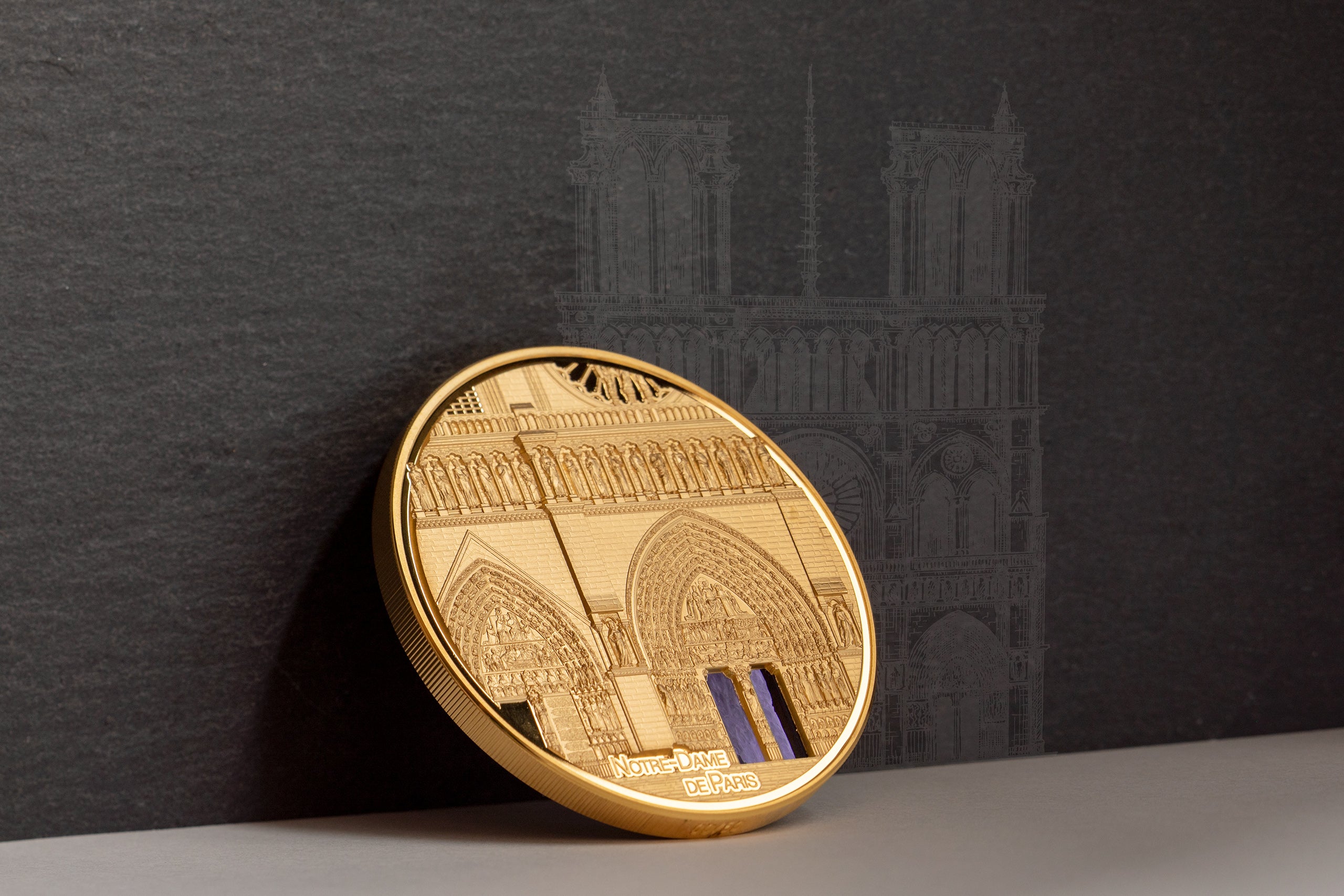 Palau, 500 dólares 2021. Tiffany Art Metropolis - París. 5 oz. Oro 9999