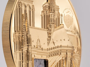 Palau, 500 dollars 2021. Tiffany Art Metropolis - Paris. 5 Oz. Gold ,9999