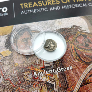 Greek Coin (200 BC) - The Nymphs of Ancient Greece, Certificate of Authenticity included.
