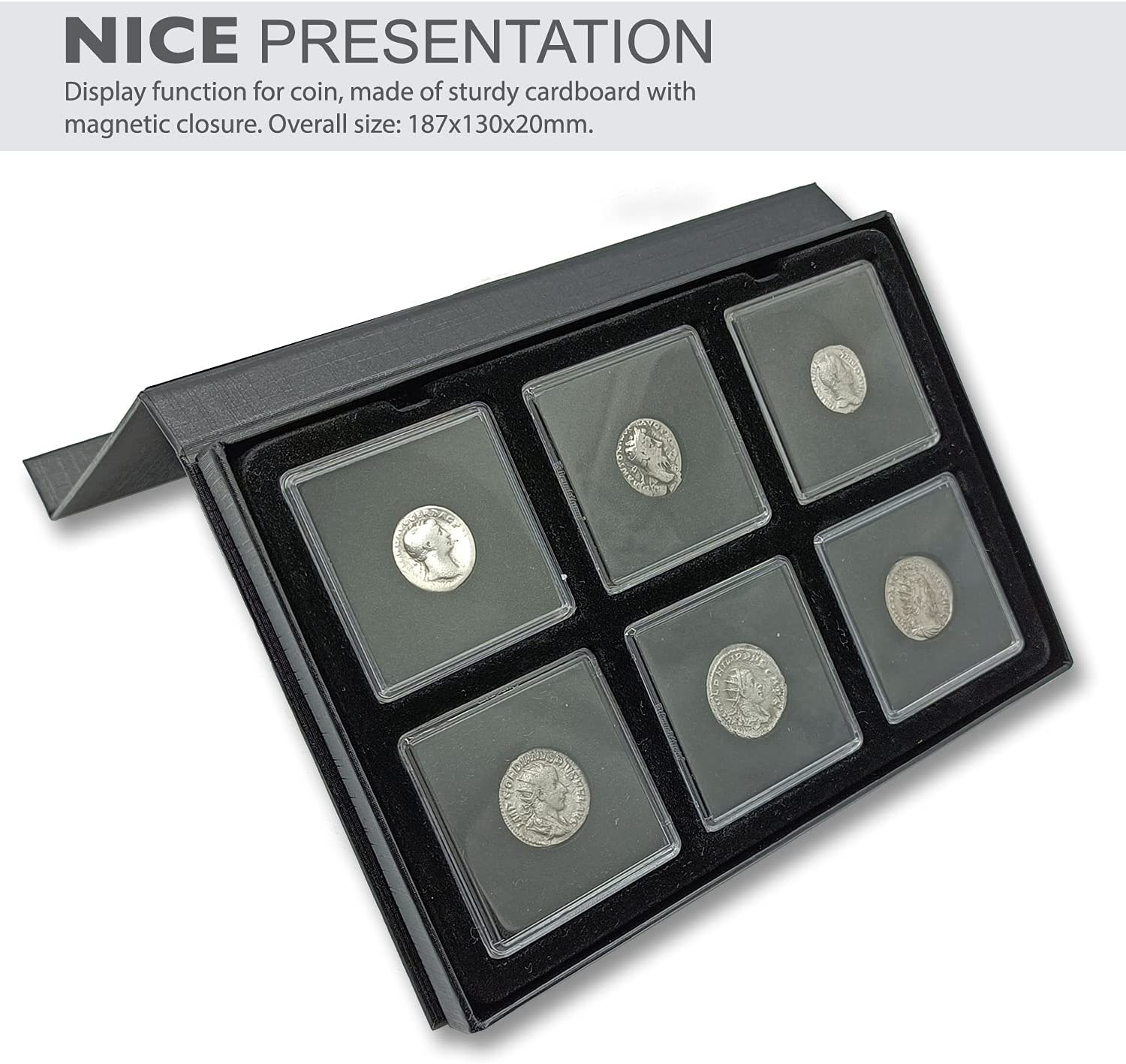 Ancient Roman Coins: 6 Denarii and Double Denarii (138-253 AD) - Collector's Edition
