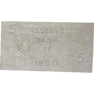 World War II Collectible Banknote - 5 Rupee Banknote Found in the S.S. Breda Shipwreck - World Banknote - Collectibles with Certificate of Authenticity - Impact