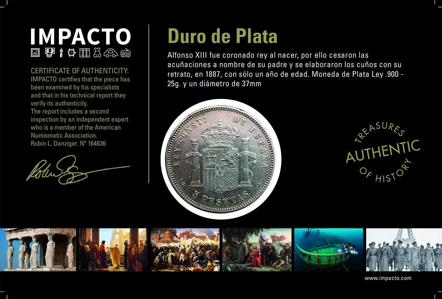 The Silver "Duros" - 5 Pesetas 1892/94. Alfonso XIII "The Curls"