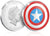 Colección completa Capitán America - 12+2 monedas Edición Limitada y Oficial Marvel.