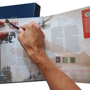 World War I - Complete Collection of original banknotes, stamps and coins 1914-1918