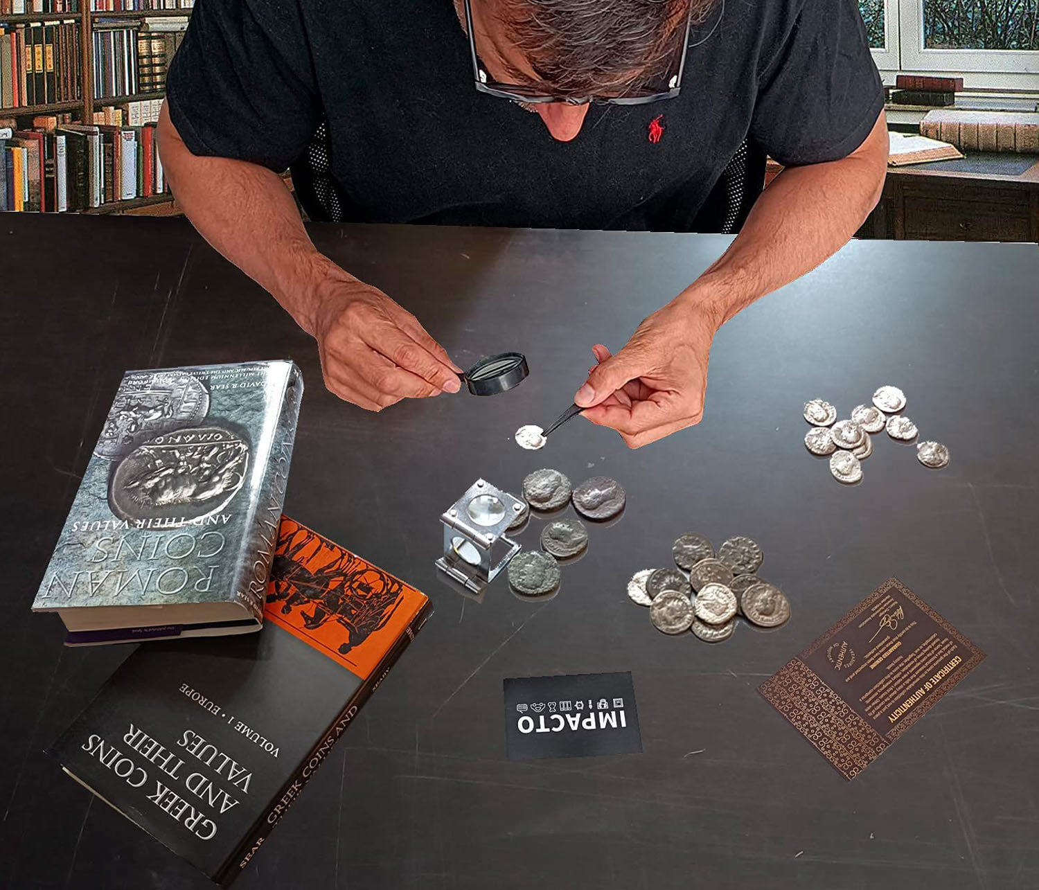 Der Silberne Antoninus. Das Geld des Römischen Reiches. Echtheitszertifikat