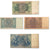 Four WWII German Reichsmark Notes dated 1929, 1929, 1933 and 1935. Certificate of Authenticity included