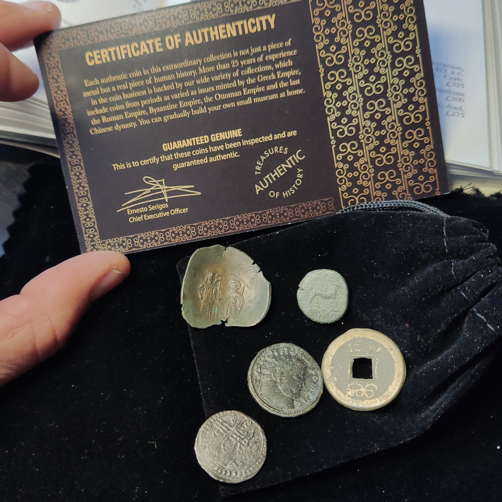 5 Monedas de Imperios Antiguos: Edición Limitada para Coleccionistas