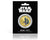 Star Wars Trilogía Original Episodios IV - VI - Boba Fett - Moneda / Medalla conmemorativa acuñada con baño en Oro 24 quilates y coloreada a 4 colores - 44mm