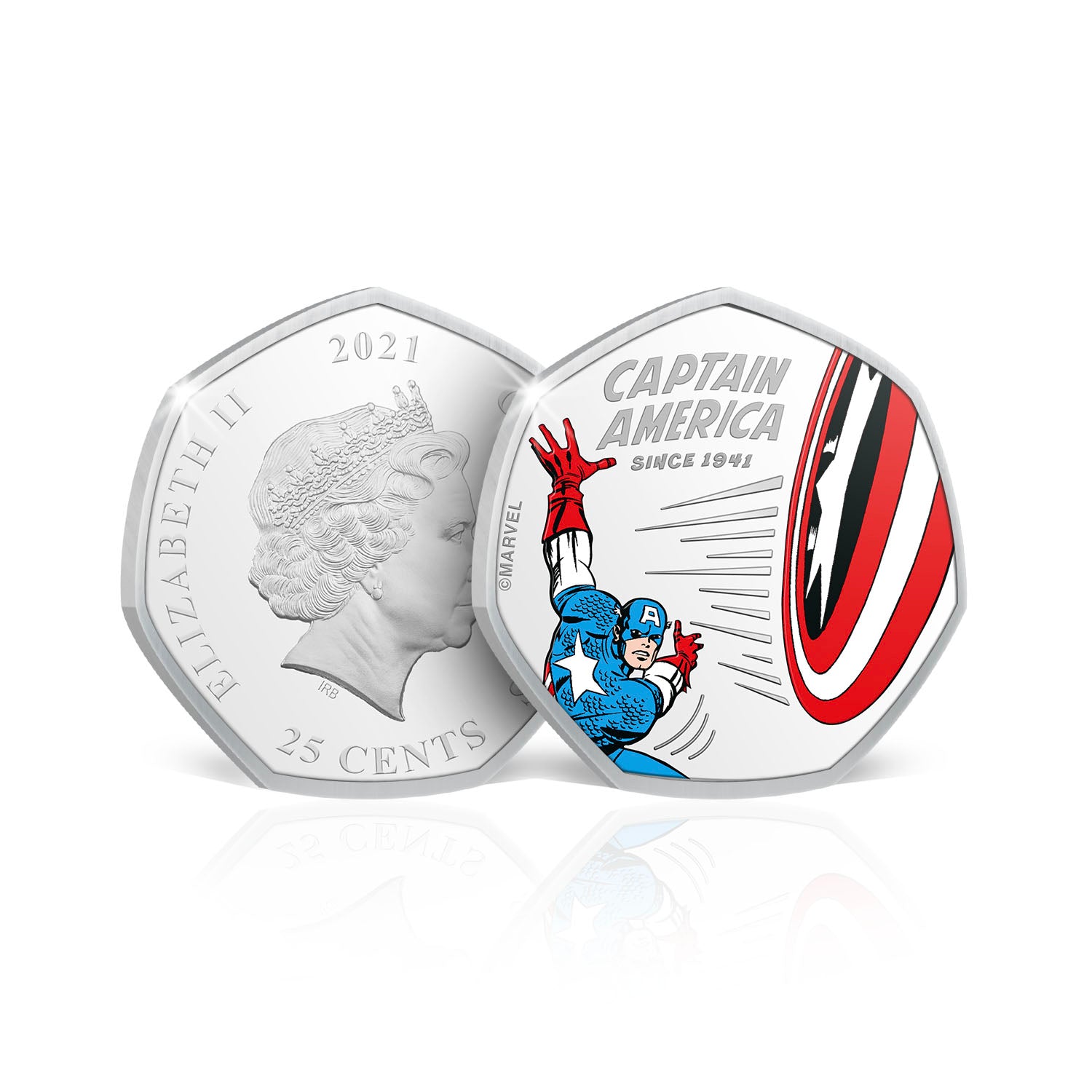 Captain America Complete Collection - 12+2 Limited Edition Official Marvel Coins