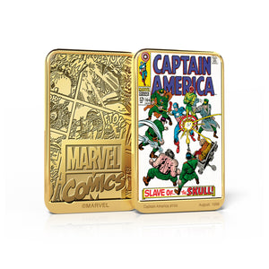 Marvel Comics Colección Completa Capitán América, 6 Lingotes bañados en Oro 24 Quilates