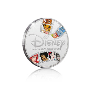 Disney Cenicienta Edición Luxe - Moneda / Medalla bañada en Plata .999 - 65mm