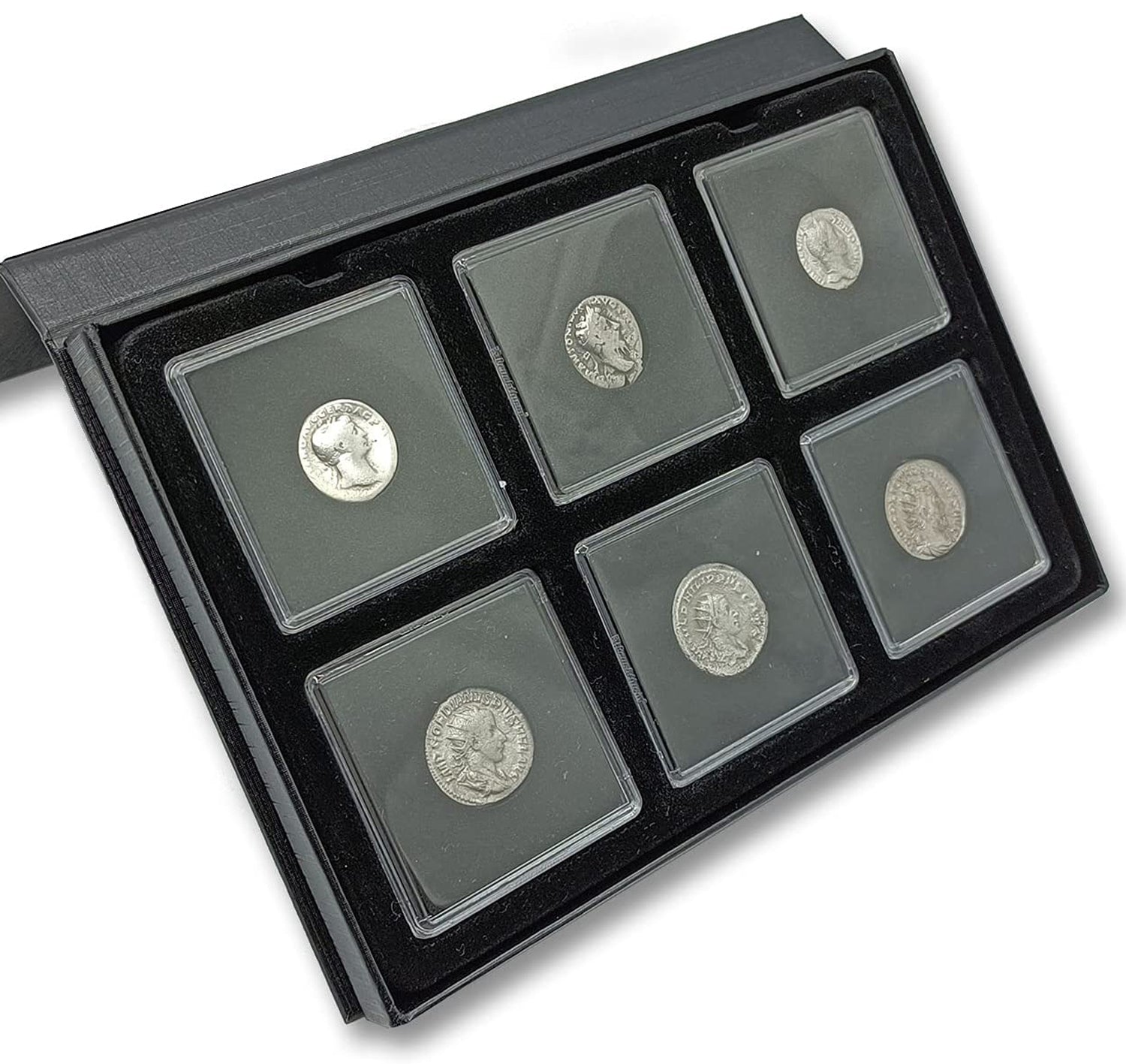 Ancient Roman Coins: 6 Denarii and Double Denarii (138-253 AD) - Collector's Edition