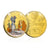Disney Colección Completa de Clásicos 04 - 6 Monedas / Medallas conmemorativas acuñadas con baño en Oro 24 quilates y coloreadas a 4 colores - 44mm
