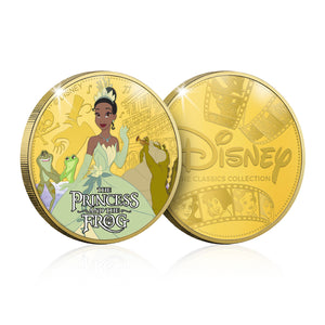 Disney Colección Completa de Clásicos 04 - 6 Monedas / Medallas conmemorativas acuñadas con baño en Oro 24 quilates y coloreadas a 4 colores - 44mm