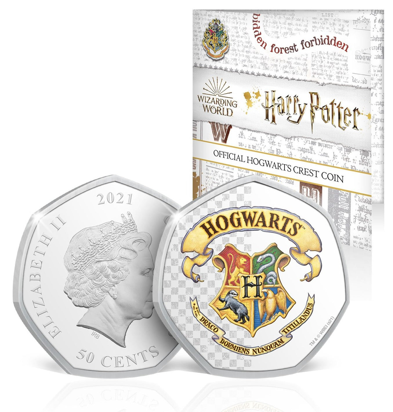 Harry Potter - Hogwarts Crest Coin in Individual Blister