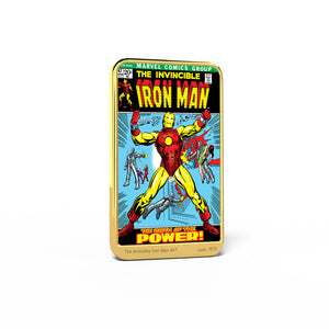 Marvel Comics Iron Man, Lingote bañado en Oro 24 Quilates - 'Why Must There Be A Iron Man' #47