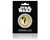 Star Wars Trilogía Original Episodios IV - VI - Princess Leia - Moneda / Medalla conmemorativa acuñada con baño en Oro 24 quilates y coloreada a 4 colores - 44mm