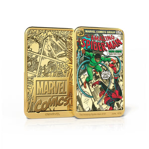 Marvel Comics Colección Completa Spiderman, 6 Lingotes bañados en Oro 24 Quilates