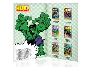 Marvel Comics Colección Completa El Increible Hulk, 6 Lingotes bañados en Oro 24 Quilates