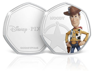 Colección Completa Toy Story / 8 Monedas bañadas en Plata .999