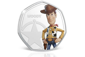 Colección Completa Toy Story / 8 Monedas bañadas en Plata .999
