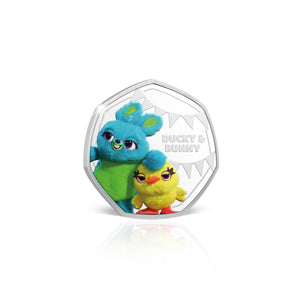 Colección Completa Toy Story / 8 Monedas bañadas en Plata .999