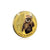 Star Wars Trilogía Original Episodios IV - VI - Wicket W. Warrick - Moneda / Medalla conmemorativa acuñada con baño en Oro 24 quilates y coloreada a 4 colores - 44mm