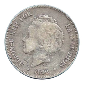 Monedas Españolas - Los Duros de la monarquía. 5 Pesetas de Plata (1871-99)