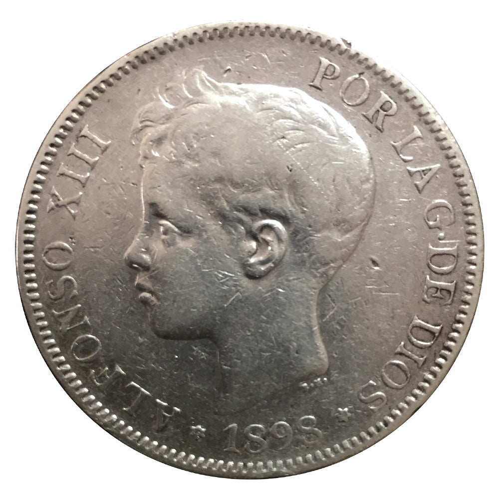 Los Duros de Plata - 5 Pesetas 1896/99. Alfonso XIII "El Cadete"